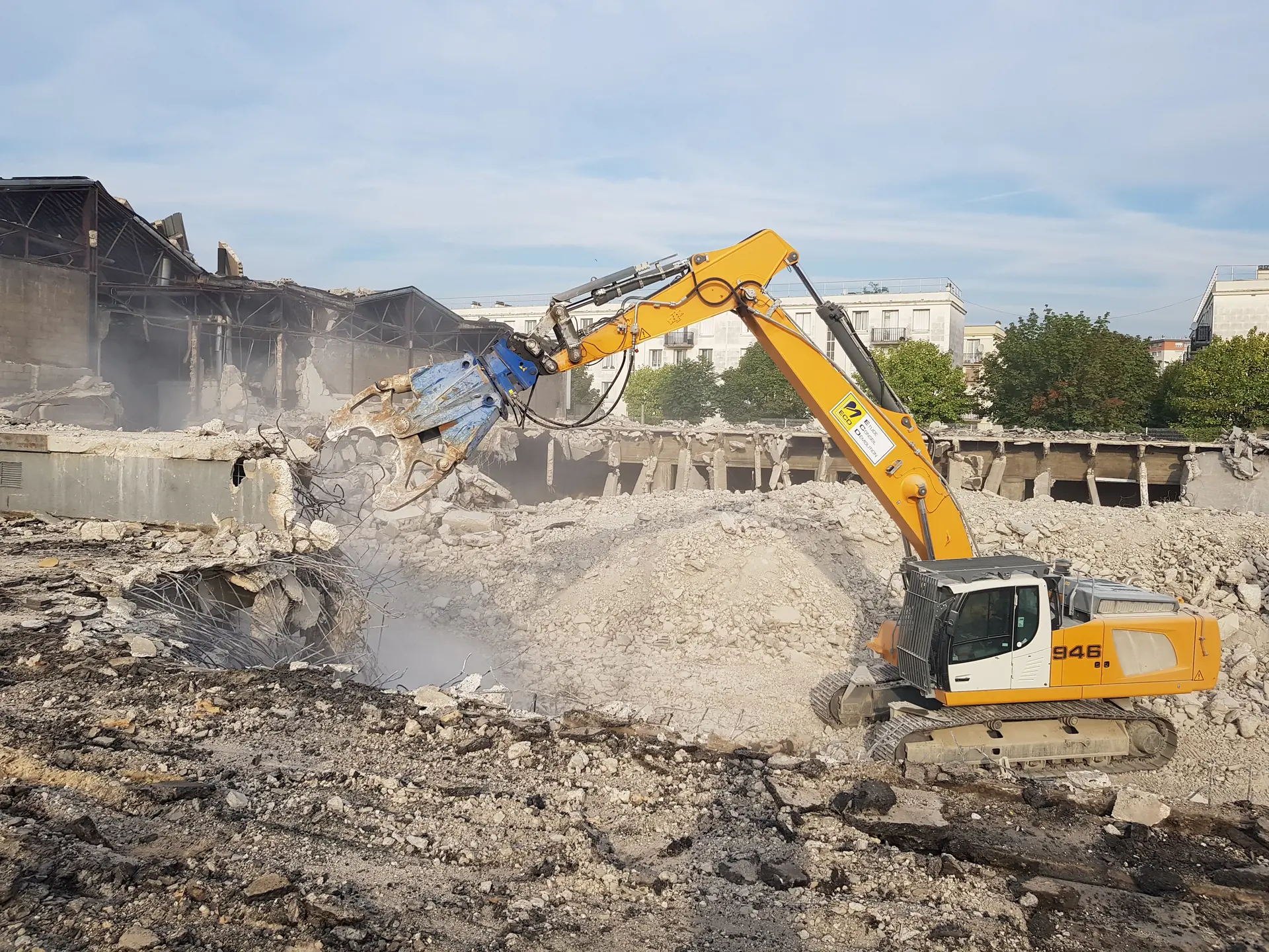 Traitement du béton de démolition